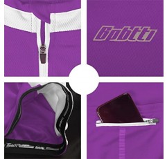 bpbtti 여성용 하프 지퍼 반소매 사이클링 저지 자전거 바이킹 셔츠(3-리얼 포켓 포함)