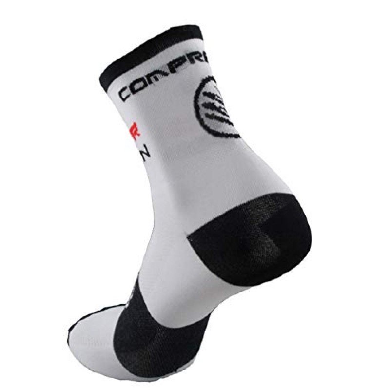 Xcompression 남녀공용 통기성 스포츠 양말 남성용 사이클링 및 러닝 압축 양말 사이즈 6-11