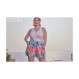RITERA 여성 플러스 사이즈 반바지 바지 여름 해변 Drawstring 탄성 허리 캐주얼 짧은 주머니 Xl-5Xl