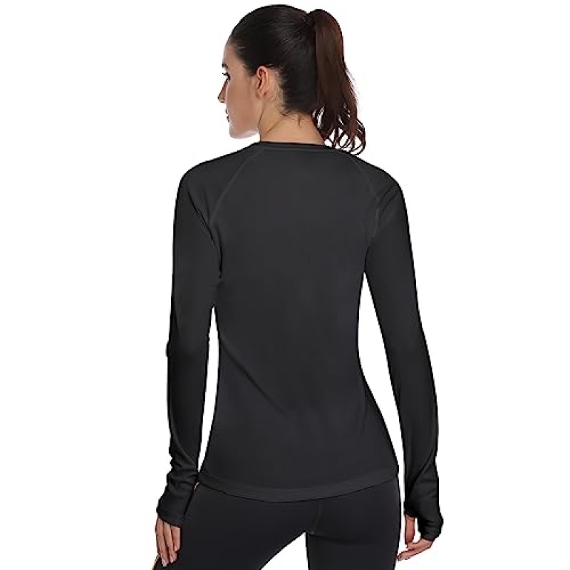 DAYOUNG Womens UPF 50+ UV 자외선 차단 러닝 하이킹 야외 성능 긴 소매 후디 티셔츠