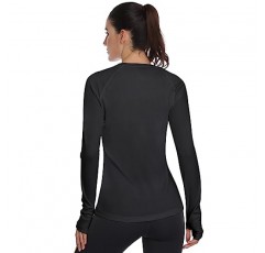 DAYOUNG Womens UPF 50+ UV 자외선 차단 러닝 하이킹 야외 성능 긴 소매 후디 티셔츠
