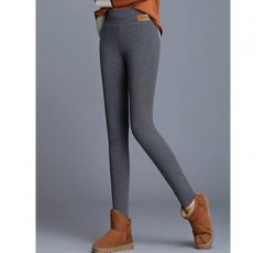 Yeokou Womens Sherpa 라이닝 스웨트 팬츠 겨울 운동 조깅 플리스 바지