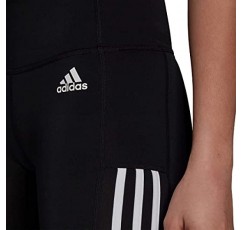 adidas Designed 2 Move 3-Stripes AEROREADY 프라임그린 사이클링 타이츠 여성용