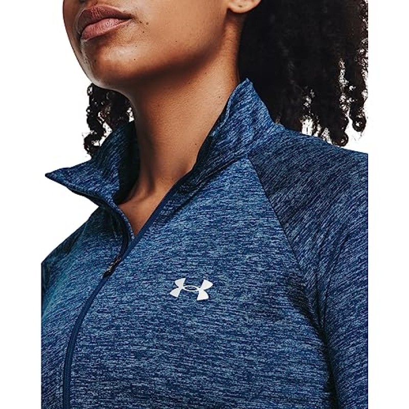 Under Armour 여성 Tech Twist ½ 지퍼 긴소매 풀오버