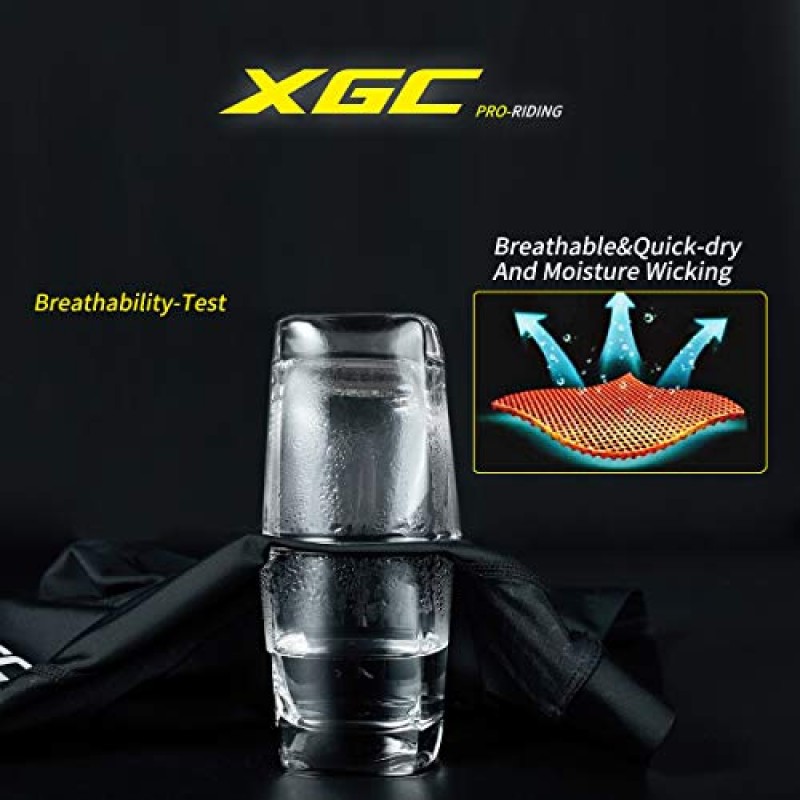 XGC 여성용 사이클링 반바지 고탄성 및 통기성이 뛰어난 4D 패딩이 적용된 자전거 반바지 및 사이클링 속옷