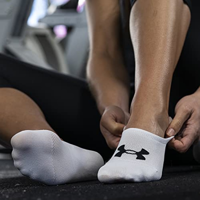 Under Armour 여성용 Breathe Lite 울트라 로우 양말, 멀티페어