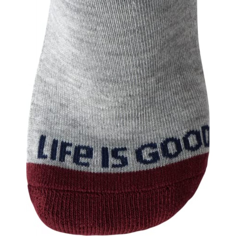 Life is Good 여성용 양말 - 참신한 크루컷 양말(3팩)