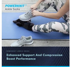 여성 및 남성용 구리 압축 양말 | 달리기, 사이클링 및 통증 완화용 Powerknit 압축 양말