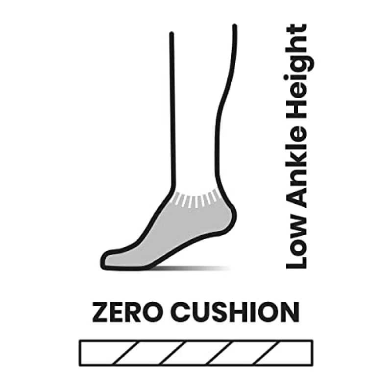 Smartwool 여성 런 제로 쿠션 스트라이프 로우 앵클