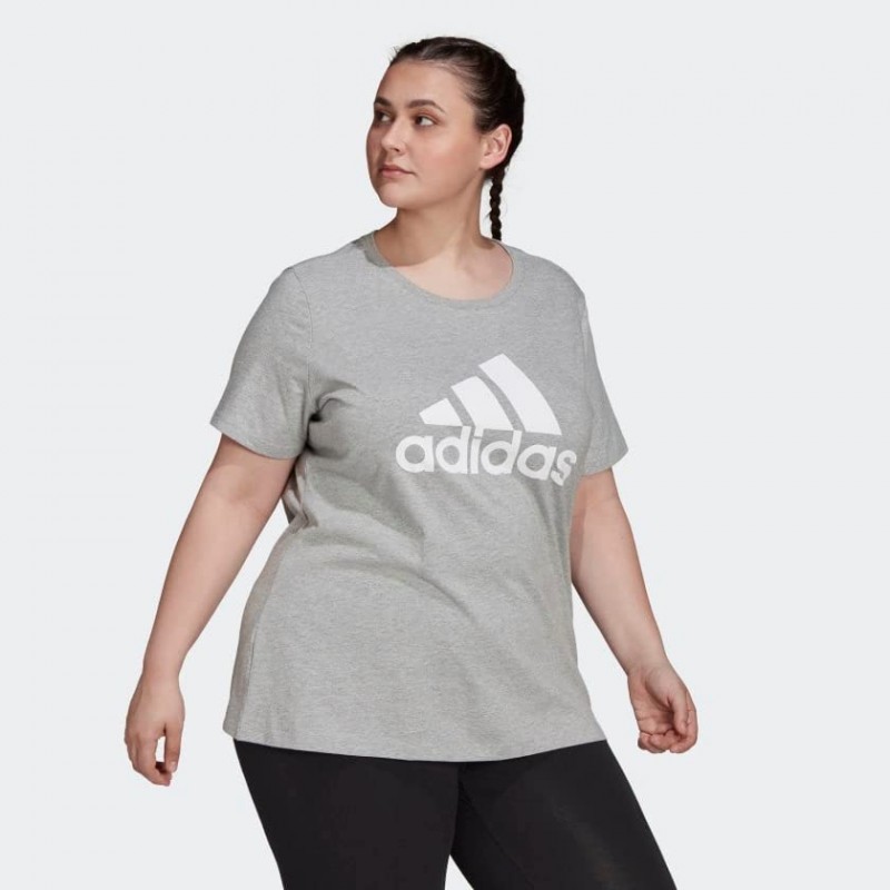 adidas 여성 에센셜 로고 티셔츠