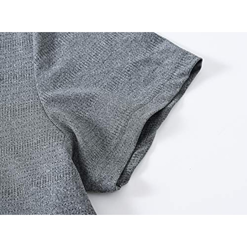 BASUDAM 여성용 골프 폴로 셔츠 v 넥 반팔 칼라리스 테니스 러닝 티셔츠 Quick Dry
