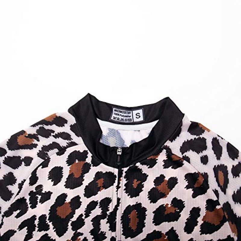 PSPORT Womens Cycling Jersey 짧은 소매 도로 자전거 셔츠(포켓 포함) 여름 자전거 타기 자전거 탑(여성용)