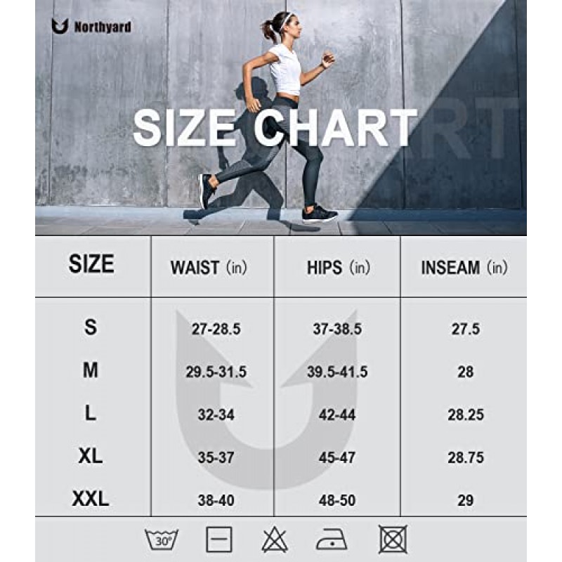 NORTHYARD 여성용 러닝 운동 바지 트랙 경량 조깅 운동 조깅 지퍼 포켓이 있는 캐주얼 스웨트팬츠