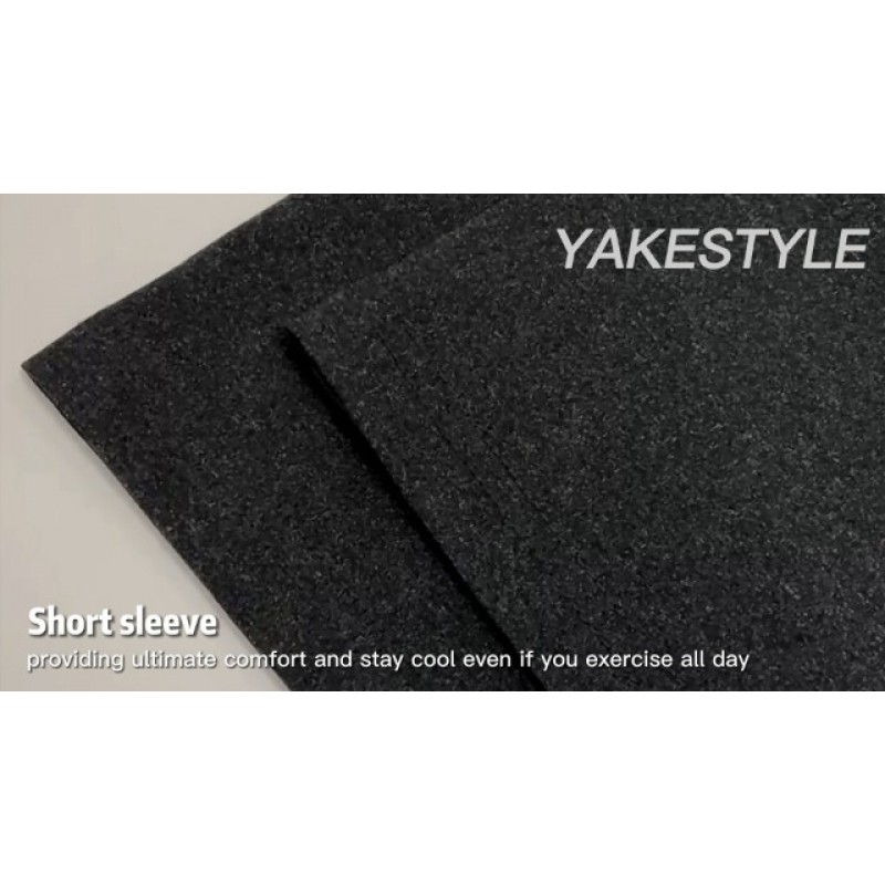 Yakestyle 여성용 골프 폴로 셔츠 1/4 지퍼 반소매 퀵 드라이 테니스 러닝 운동용 티셔츠