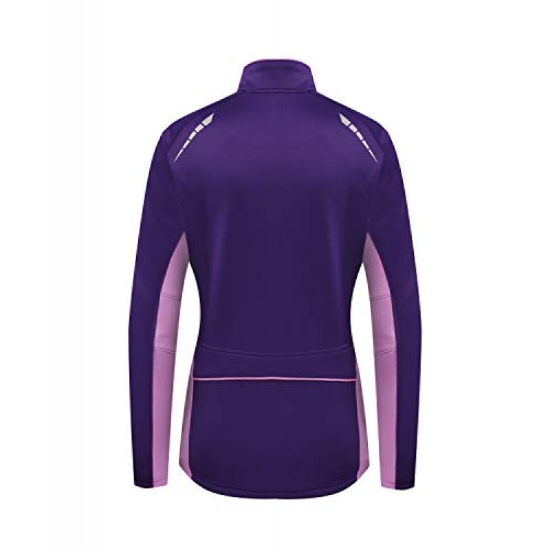 Outto 여성용 사이클링 보온 재킷 Softshell 겨울 긴 소매 방풍 저지