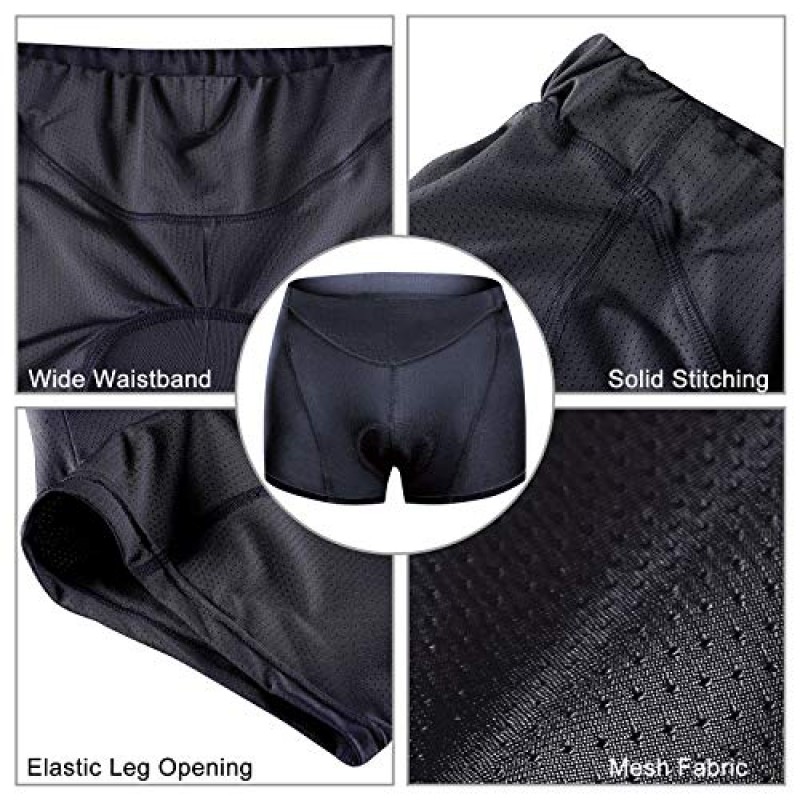 MUCUBAL 여성용 자전거 속옷 3D 패딩 자전거 반바지 MTB Cycling Briefs