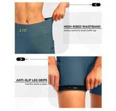Bikewa 여성용 4D 패딩 자전거 반바지 라이딩 속옷 사이클링 자전거 도로 자전거 스핀 사이클 반바지 여성용 지퍼 포켓