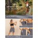 Cycorld 여성용 산악자전거 반바지 3D 패딩, 루즈핏 통기성 MTB 자전거 반바지 포켓 포함