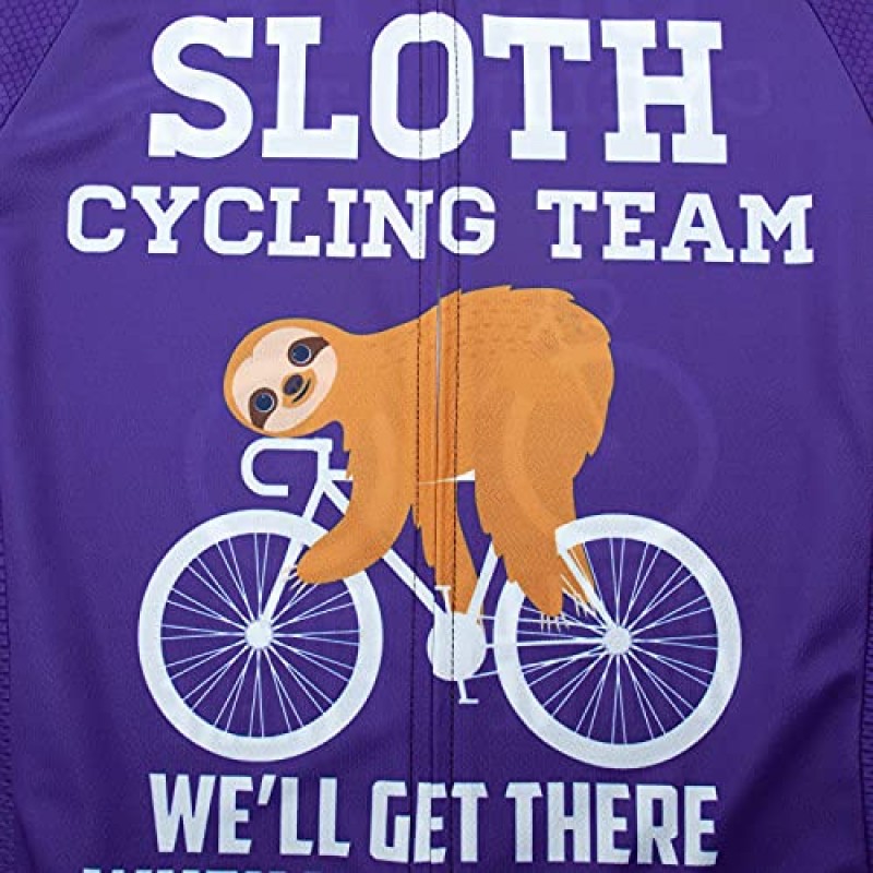 Sloth 사이클링 져지 여성용 사이클링 져지 산악 자전거 반팔