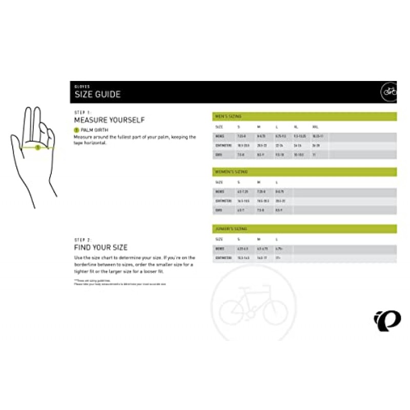 PEARL IZUMI 여성용 셀렉트 사이클링 장갑