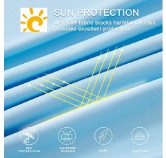 Willit 여성용 UPF 50+ 자외선 차단 셔츠 SPF 긴 소매 경량 하프 지퍼 골프 야외 셔츠 빠른 건조 래쉬 가드