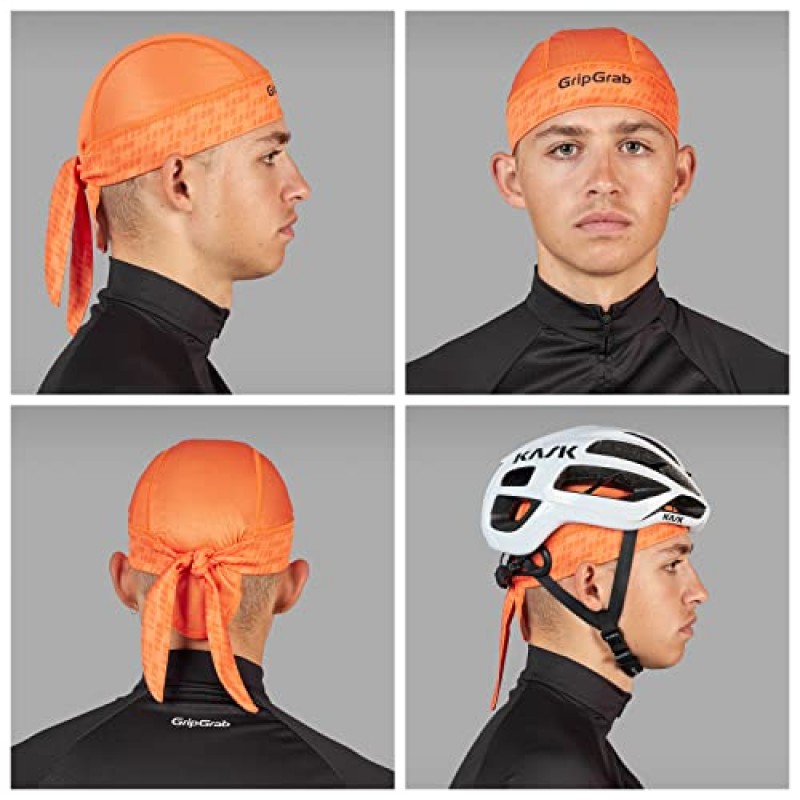 GripGrab Bandana 자외선 차단 여름 헬멧 아래 사이클링 Headscarf Headwrap Headwear 통기성 8 색 스웨트 밴드