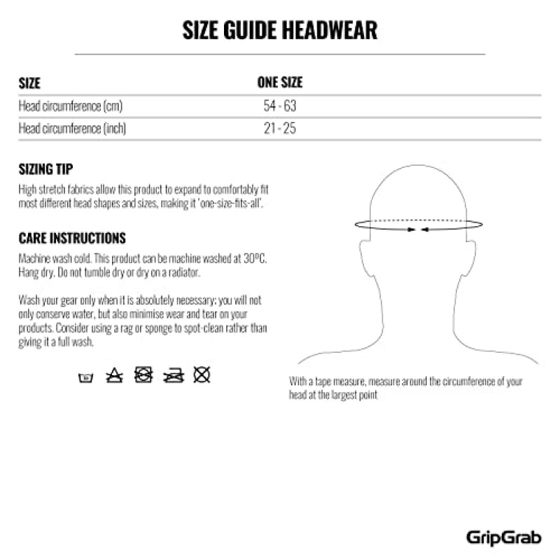 GripGrab Bandana 자외선 차단 여름 헬멧 아래 사이클링 Headscarf Headwrap Headwear 통기성 8 색 스웨트 밴드