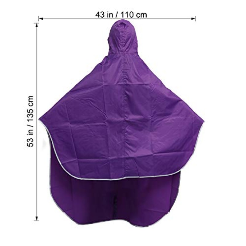 VANZACK 후드 레인 판초 레인코트 사이클링 레인코트 레인 판쵸 레인코트 스쿠터 커버 유니섹스 레인코트 남성 여성 성인용