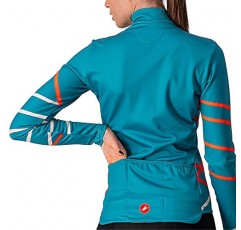 Castelli 여성용 긴 소매 대각선 져지