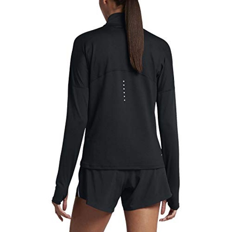 NIKE 여성용 드라이 엘리먼트 1/2 지퍼 런닝 탑