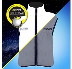 Proviz Reflect360 여성용 Gilet 민소매 재킷, 완전 반사
