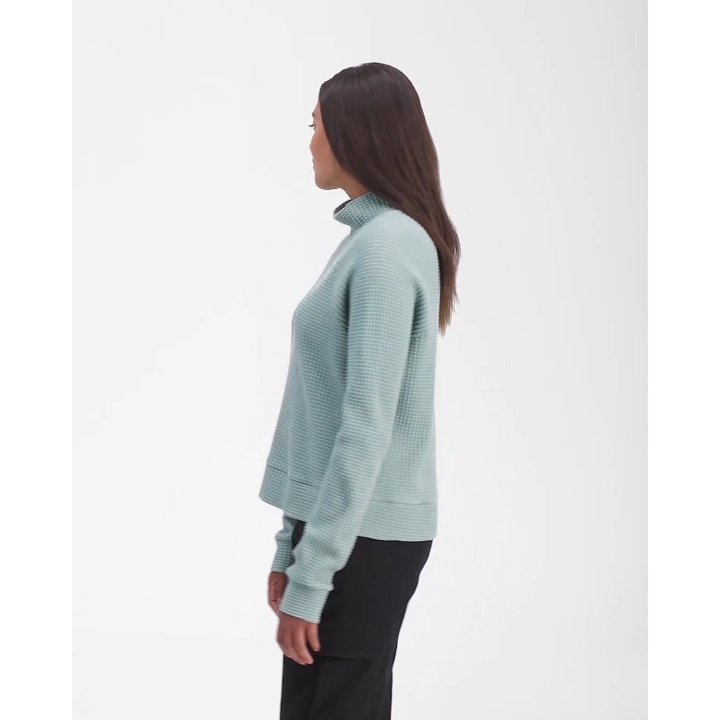 THE NORTH FACE L/S 모크 넥 샤보 스웨트셔츠 여성용