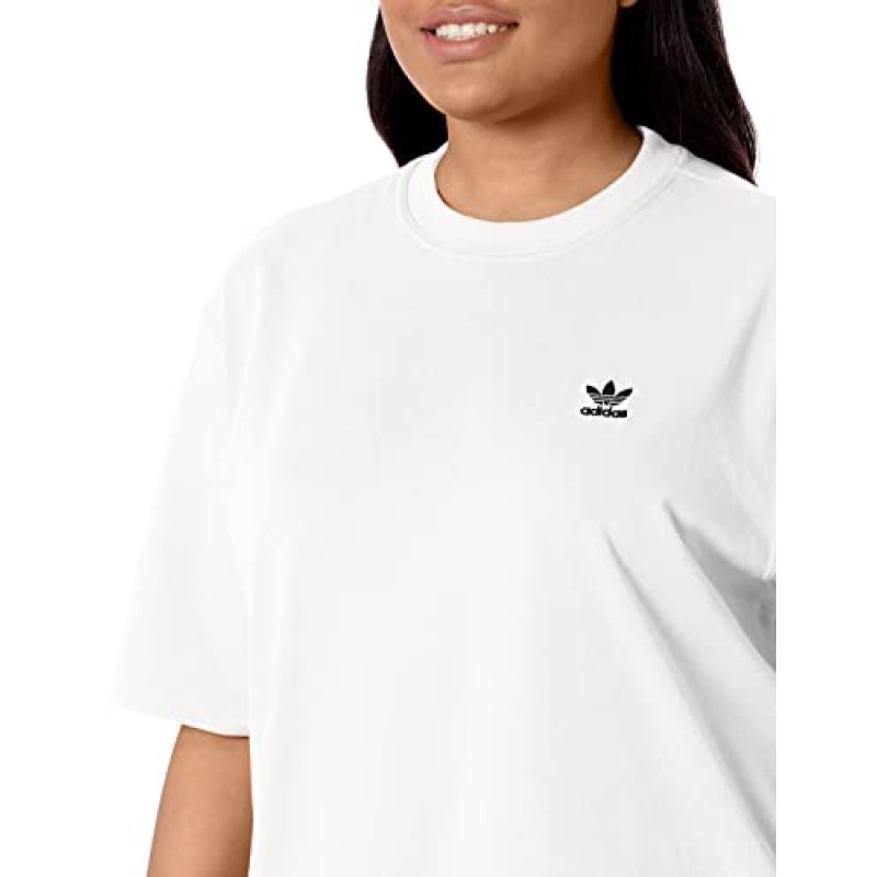 adidas Originals 여성 Adicolor 클래식 빅 트레포일 티셔츠 드레스