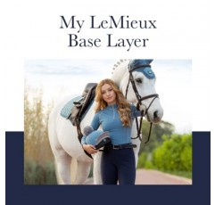 LeMieux 여성용 베이스 레이어 탑 - 운동용 보온 셔츠 - 승마용 승마 의류 및 장비