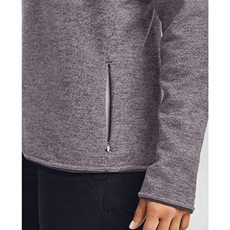 Under Armour 여성용 Wintersweet 그리드 1/2 지퍼 티셔츠