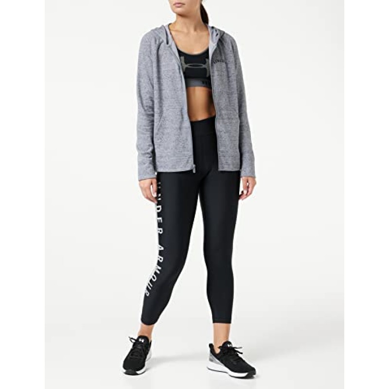 Under Armour 여성용 라이벌 테리 트레이닝 풀집 스웨트셔츠