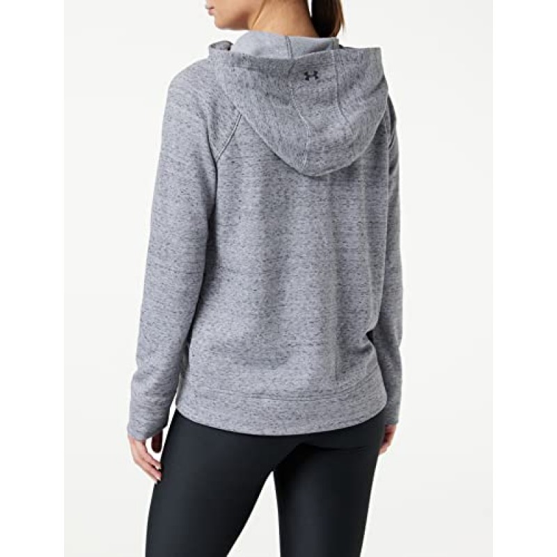 Under Armour 여성용 라이벌 테리 트레이닝 풀집 스웨트셔츠
