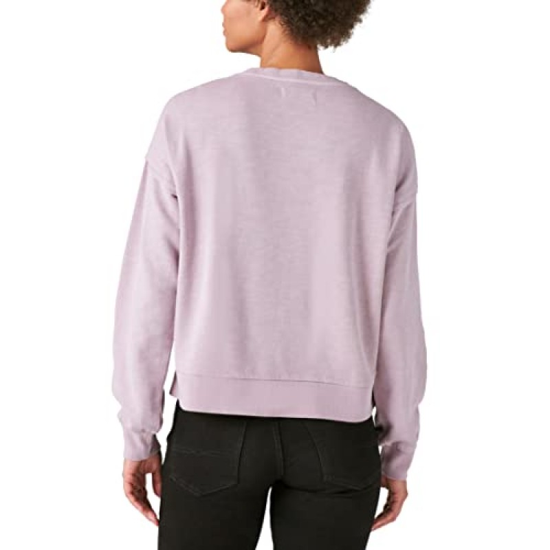Lucky Brand 여성용 시플리 컷워크 풀오버 셔츠