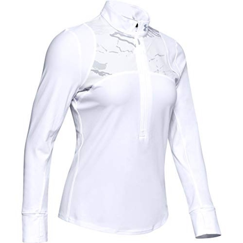 Under Armour 여성 예선 카모 하프 집업