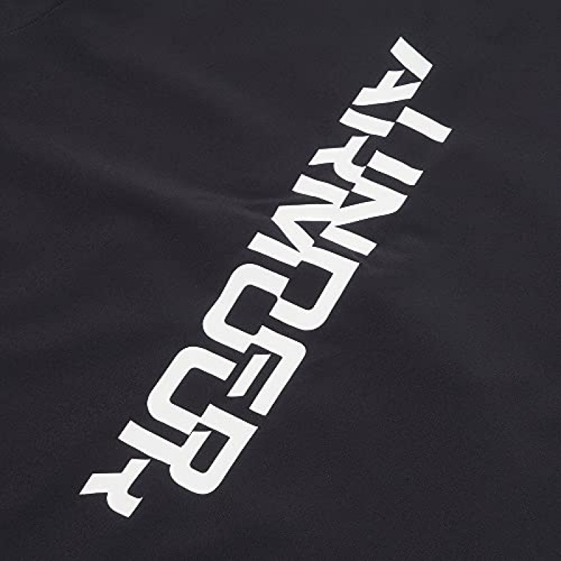 Under Armour 여성용 우븐 컬러블록 ½ 지퍼 티셔츠