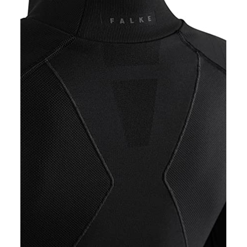 FALKE 여성용 최대 따뜻한 터틀넥 베이스 레이어 탑, 보온 속옷, 추운 온도, 통기성 속건성, 나일론, 1개
