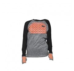 FNDN Heated Skin-Fit Base Layer PRO - 남여 공용 그레이/블랙 보온 긴팔 겨울, 스키, 스노보드용