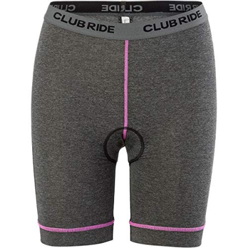 Club Ride Apparel MontCham 레벨 3 여성용 사이클링 반바지 - 젤 샤무아 라이너