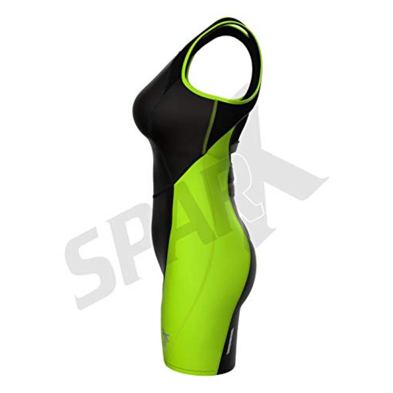 Sparx Elite 여성용 트라이애슬론 슈트 압축 패딩 TriSuit 수영 사이클링 브라 지지대 포함 달리기
