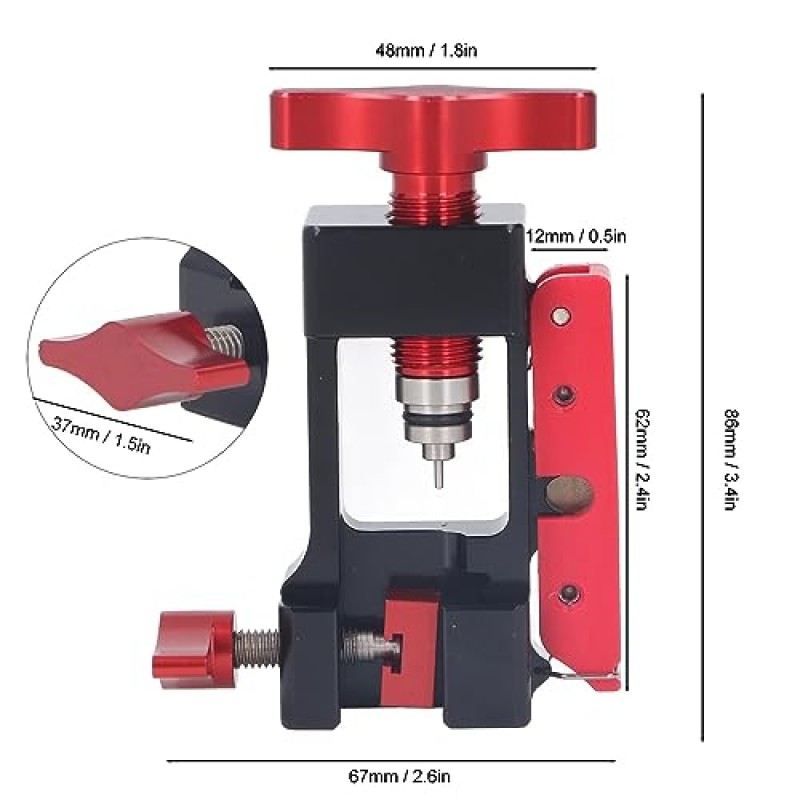 HERCHR 업그레이드 바늘 드라이버 삽입 도구, 자전거 유압 호스 피팅 삽입 도구 유압 호스 커터 자전거 바늘 드라이버 자전거 오일 바늘 삽입 자전거 도구 자전거 드라이버 삽입 도구