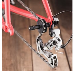 BIKEHAND 더미 허브 자전거 자전거 간편한 체인 키퍼 도구 홀더 프레임 보호대-퀵 릴리스 또는 MTB 12mm 스루 액슬