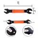 Tfwadmx 자전거 페달 렌치 자전거 스패너 15, 16, 17 mm 자전거 타기 용 수리 제거 도구 산악 자전거 MTB BMX