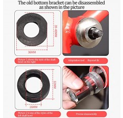 Fuerdich 자전거 오래된 하단 브래킷 슬리브, 공구강 Bicyc Le 제거 설치 장치 좋은 내구성 하단 브래킷