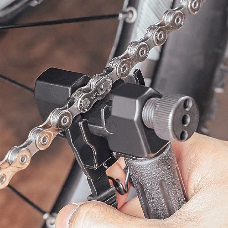 자전거 자전거 체인 핀 리무버 제거 결합 도구 - 플라이어 - Shimano 및 Campagnolo와 호환 - 싱글 ~ 12단 - 2 in 1 퀵 링크 도구 및 체인 브레이커