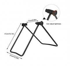 Alomejor 자전거 수리 스탠드 품질 조절 가능한 높이 간편한 유틸리티 자전거 스탠드 접이식 정비공 수리 랙 자전거 보관 및 수리를위한 자전거 스탠드